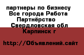 партнеры по бизнесу - Все города Работа » Партнёрство   . Свердловская обл.,Карпинск г.